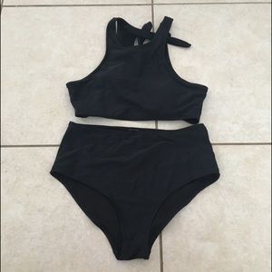 black bikini